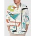 Cup Pattern Martini Glasses Printed Men's Long Sleeve Shirt