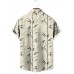 Men's Casual Bamboo Print Shirt 74277394X